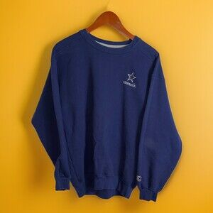 Dallas Cowboys Sweatshirt Sz L Starter Embroidered Crewneck Vintage 90s